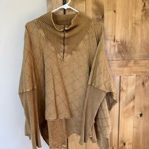 Free People quilted pull over